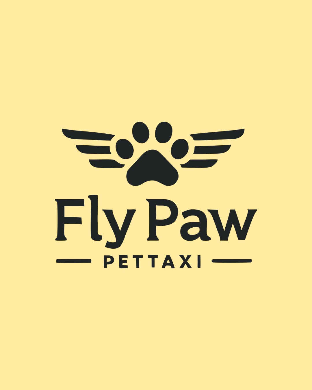 Fly Paw Pet Taxi Logo